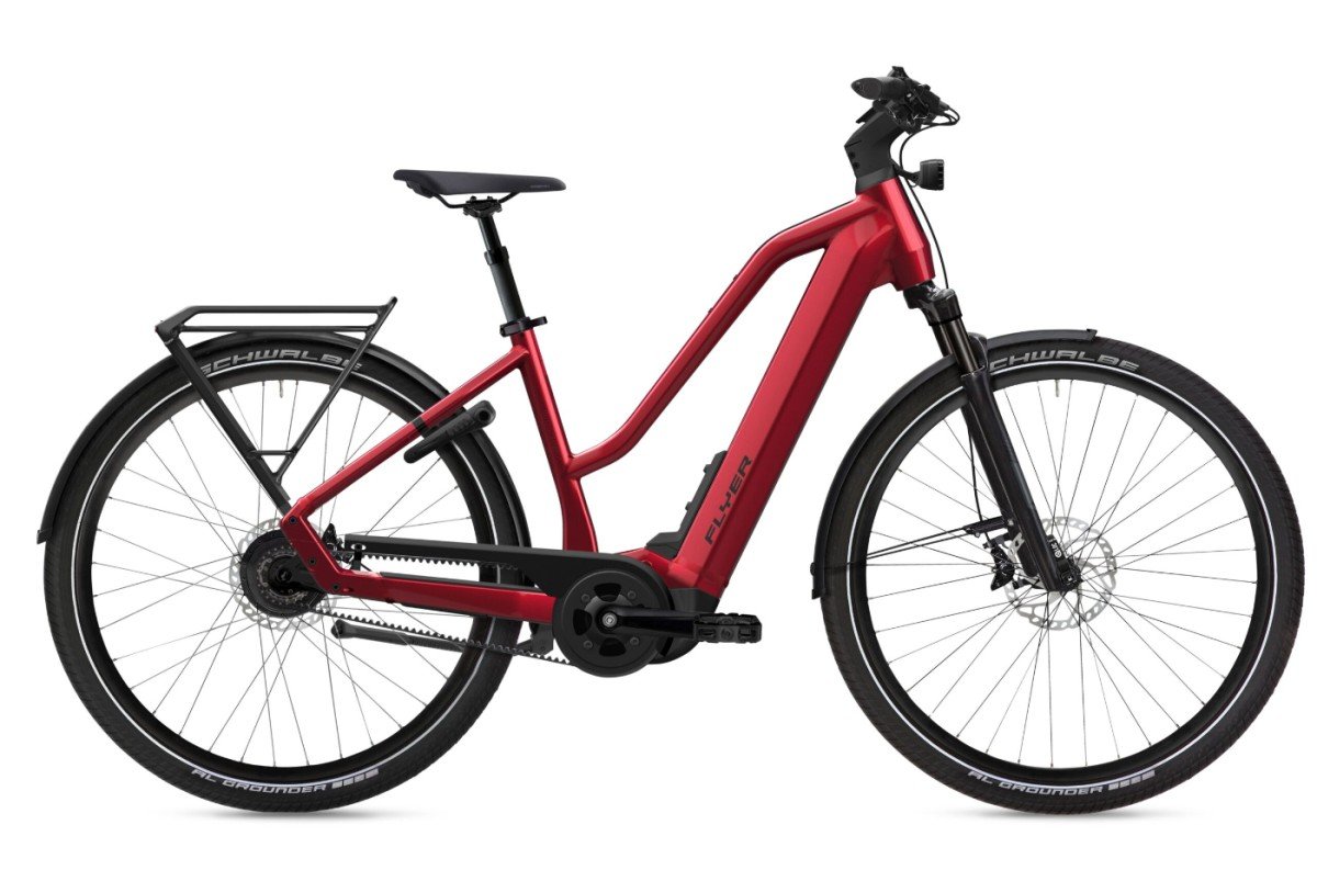 Flyer Upstreet 7.23 Mixed 630wh Mercury Red Gloss 43cm Mixed