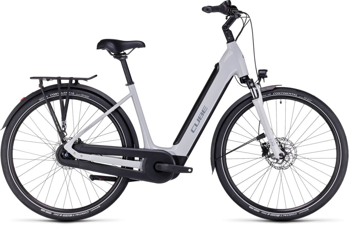 Cube Supreme Hybrid One 500wh Grey/grey  50cm Dames