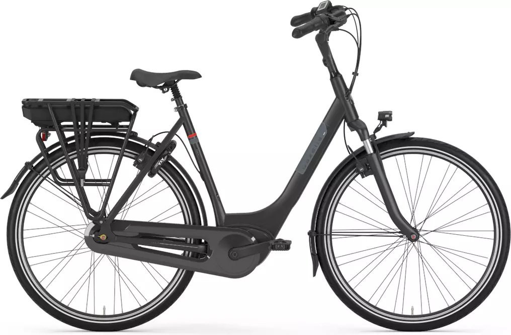 Gazelle Paris C7+ Hmb 400wh Black Mat 65cm Heren