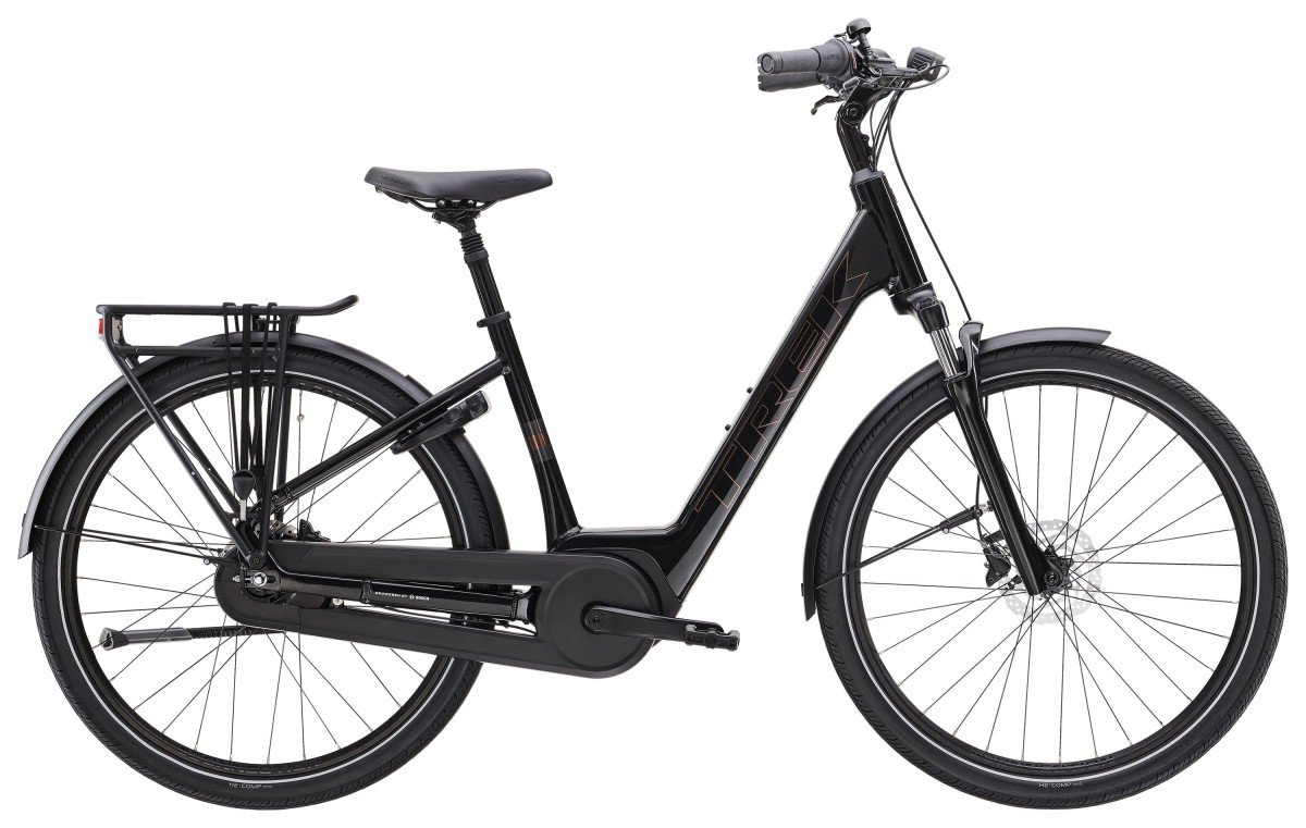 Trek District+ 2 Lowstep 400wh Bes3 Trek Black 56cm Dames